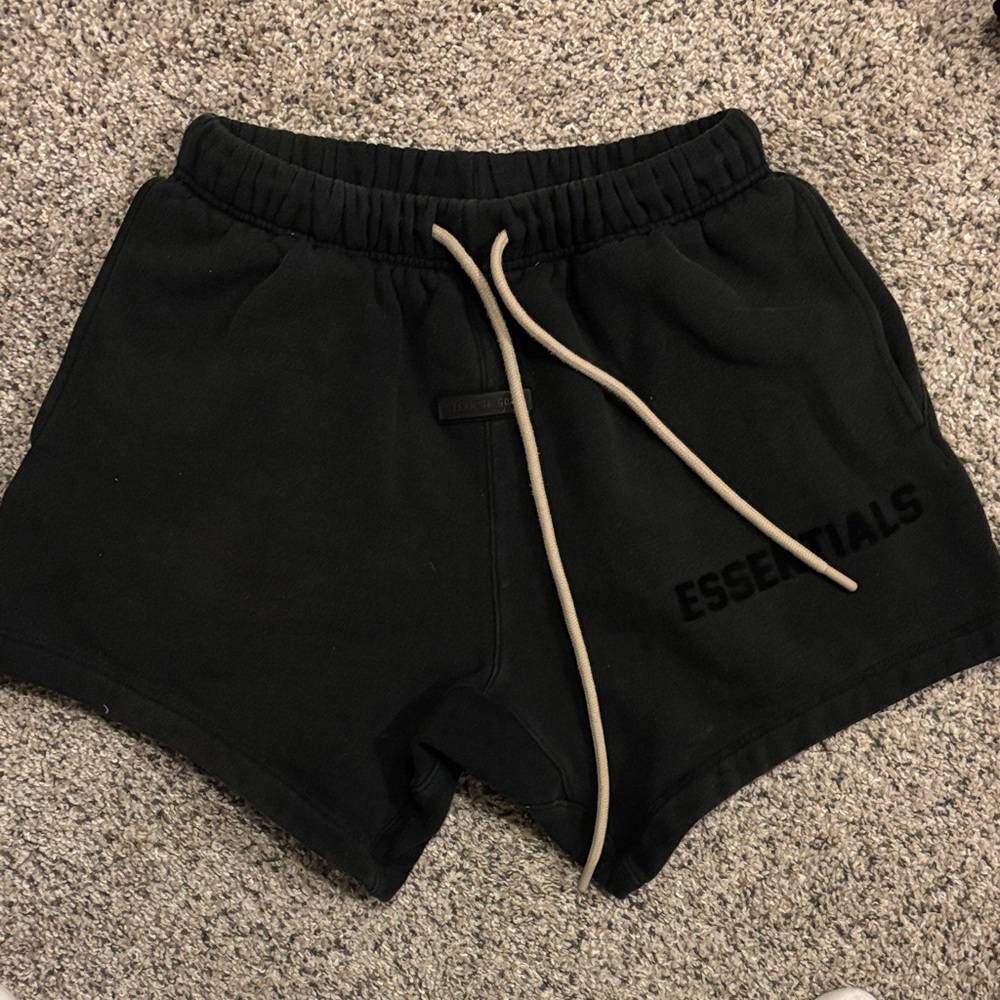 Essentials Black Mens xs Shorts